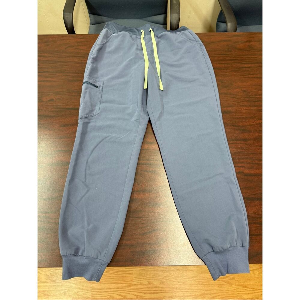 Figs High Waisted Zamora Space Navy Jogger Scrub Pants Size Medium
